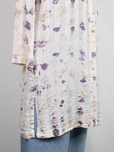 Indlæs billede til gallerivisning Håndfarvet Silke Skjorte Lang