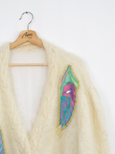 Indlæs billede til gallerivisning Cardigan/jakke i Mohair