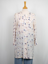 Indlæs billede til gallerivisning Håndfarvet Silke Skjorte Lang
